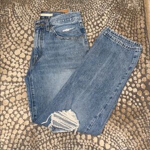 Levi's Blue Distressed Women Jeans